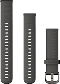 Garmin Quick Release Silikonreim 18mm (grafitt)