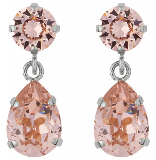 Mini Drop øredobber vintage rose rhodium