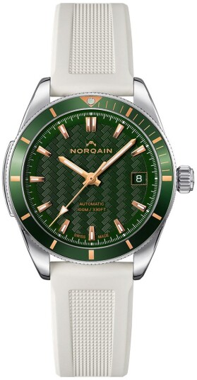 Norqain Dameklokke N1800A84GA/E183/18WRE.16S Adventure Grønn/Gummi