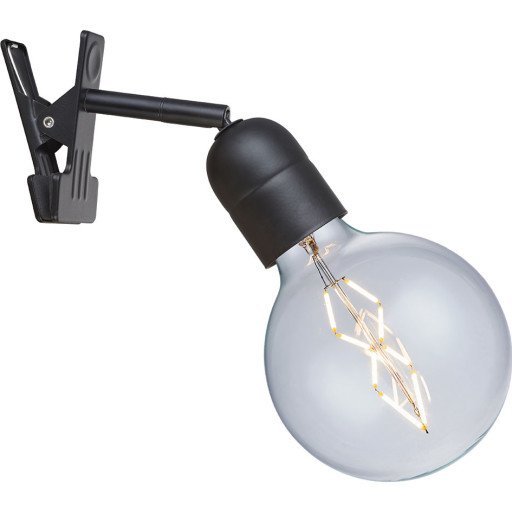 Halo Design Elegance Clip-On Bordlampe Sort