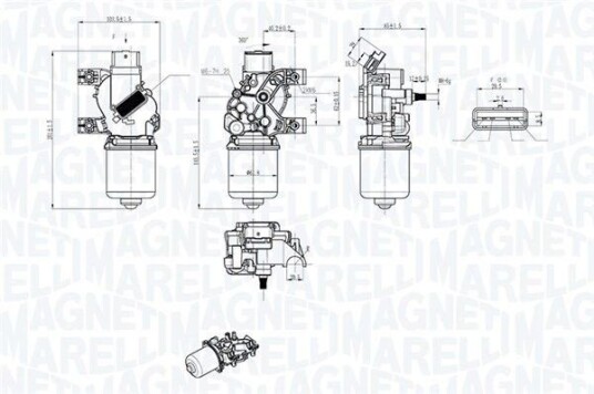 Visker motor MAGNETI MARELLI 064043803010