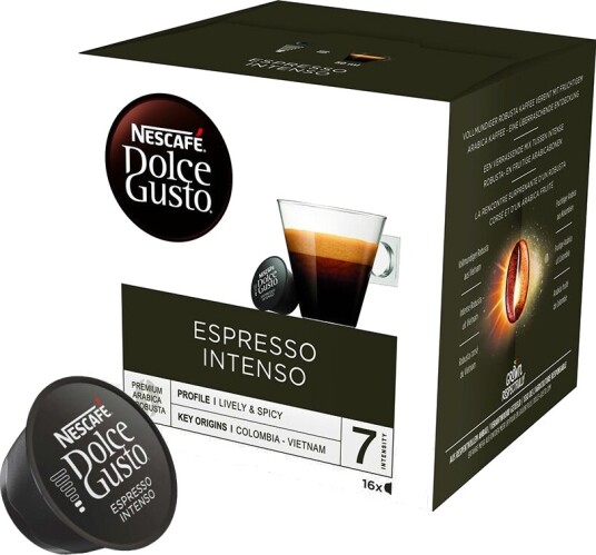 Dolce Gusto Nescafé Espresso Intenso til Dolce Gusto. 16 kapsler