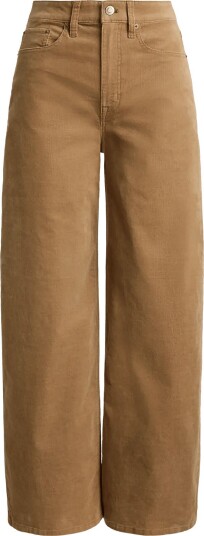 Lauren Ralph Lauren Corduroy High Rise Super Wide Leg Pant LAUREN CAMEL 30