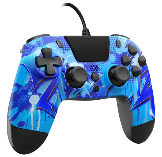 Gioteck PS4 VX-4 WIRED CONTROLLER BLUE LIGHTNING