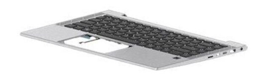 HP Zbook Firefly 14 G7 - Topcover Nordic- BL - Brbart tastatur - til utskifting - Nordisk - Gr