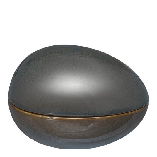 Cultdesign   Zen eggeskål 16x11 cm petrol/brun