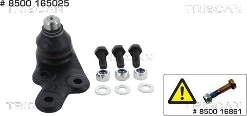 Bærekule TRISCAN 8500 165025