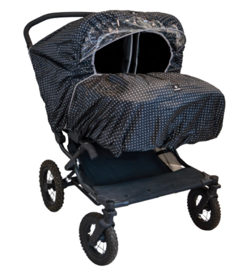 Easygrow Regntrekk Stroke   Tvilling   Black