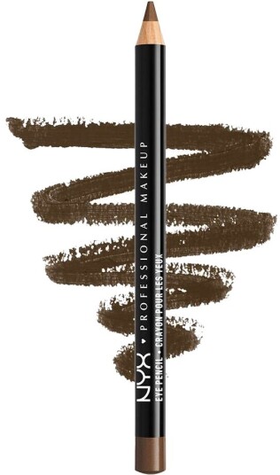 NYX Professional Makeup Slim Eye Pencil 914 Medium Brown Eyes Eyeliner Makeup Skjønnhet
