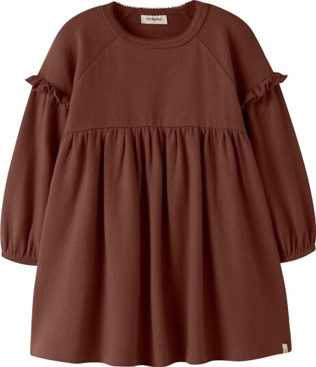 Lil" Atelier Kjole NmfThoro Mahogni Lil Atelier 4 år (104) Kjole Brun Rød Lil" Atelier Kjole NmfThoro Mahogni Lil Atelier 4 år (104) Kjole Brun Rød