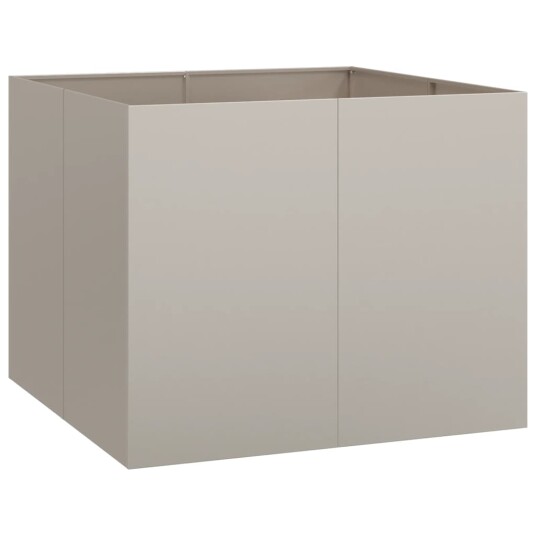 vidaXL Plantekasse rust 100x100x80 cm forvitringsstål