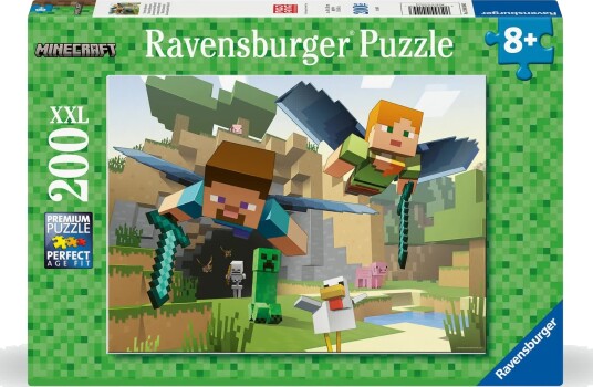 Ravensburger Minecraft Puslespill 200 brikker Ravensburger Minecraft Puslespill 200 brikker