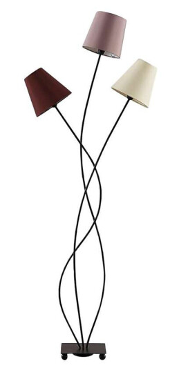 Lindby Melis 3 Gulvlampe Brown/Grey/Black/Cream Lindby Melis 3 Gulvlampe Brown/Grey/Black/Cream
