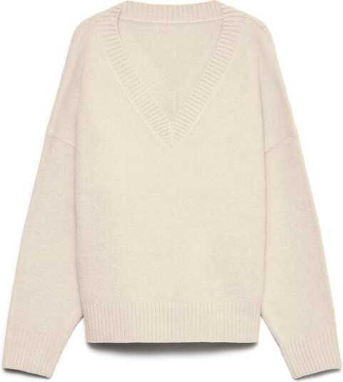 Vero Moda Vmsif Ls V Neck Pullover Noos BIRCH M