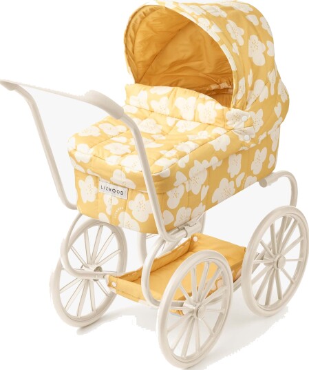 LIEWOOD Adaline Dukkevogn Flower/Lemon Yellow LIEWOOD Adaline Dukkevogn Flower/Lemon Yellow