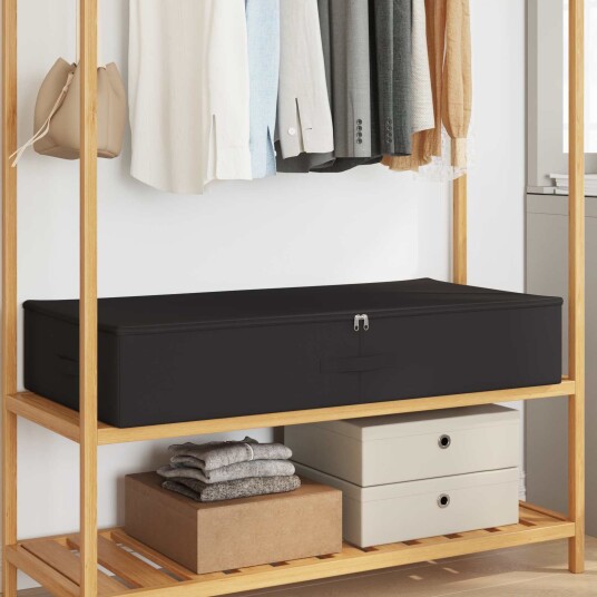vidaXL Lagringsboks Antrasitt 90 x 48 x 15 cm Ikke-vevd stoff vidaXL Lagringsboks Antrasitt 90 x 48 x 15 cm Ikke-vevd stoff