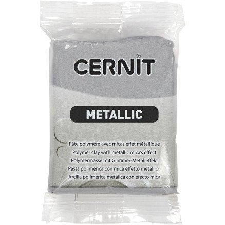 Diverse Cernit sølv 080 56 g 1 pk
