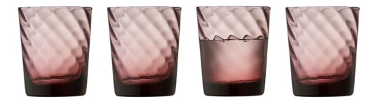 Lyngby Glas Vienna vannglass 30 cl 4-pakning Pink Lyngby Glas Vienna vannglass 30 cl 4-pakning Pink