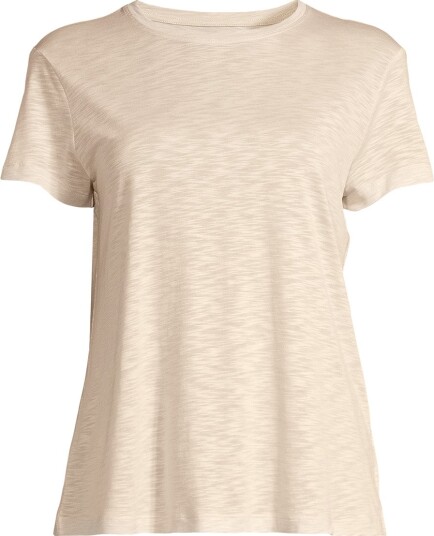 Casall Women's Soft Texture Tee Ecru 34