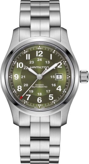 Hamilton Herreklokke H70605160 Khaki Field Grønn/Stål Ø42 mm Hamilton Herreklokke H70605160 Khaki Field Grønn/Stål Ø42 mm