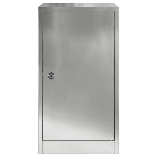vidaXL postkasse Svart 30 x 23 x 55 cm Galvanisert stål