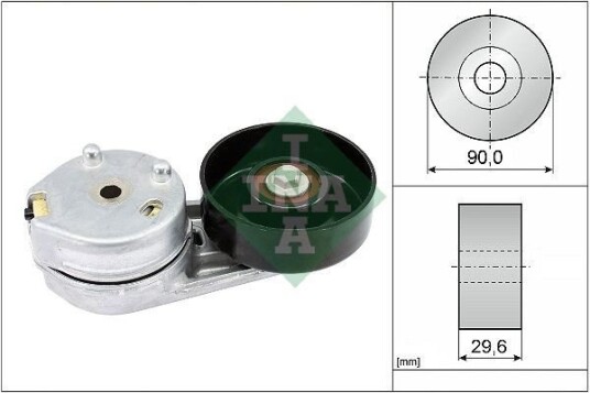 INA 534 0358 10 Spennarm, vifterem INA 534 0358 10 Spennarm, vifterem