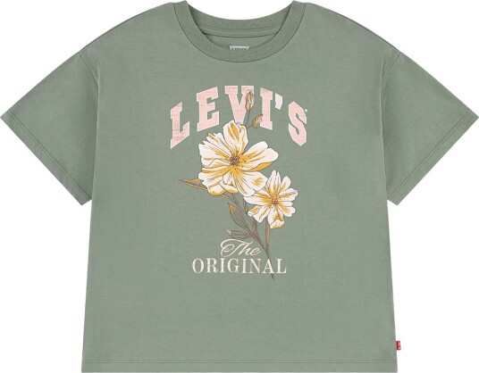 Levis T skjorte Sea Sprøyting Levis 12 år (152) T skjorte Armygrønn Grønn Rosa
