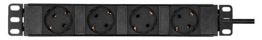 Adam Hall Accessories 87470 Mains Power Strip With 4 Sockets