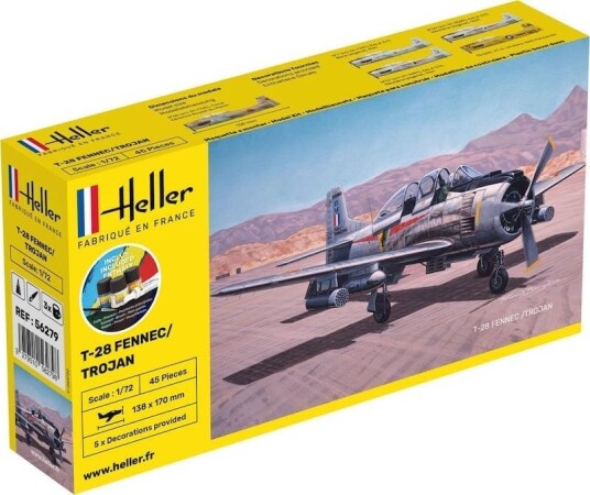 Heller Startsett 1/72 NAA T-28 Fennec/Trojan