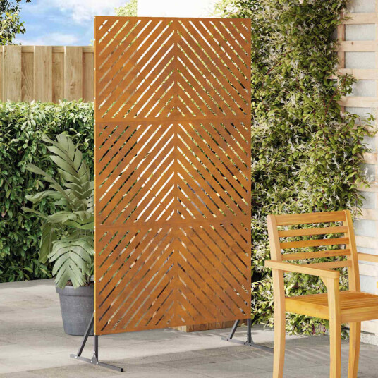  Zaunpaneler 100 x 50 x 180 cm Rustfritt stål