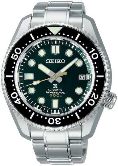 Seiko Herreklokke SLA047J1 Prospex Grønn/Stål Ø44.3 mm