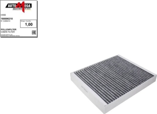 Kupefilter AUTOMEGA 180006210