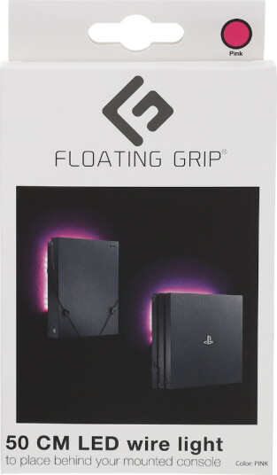 Floating Grip LED lyslist rosa