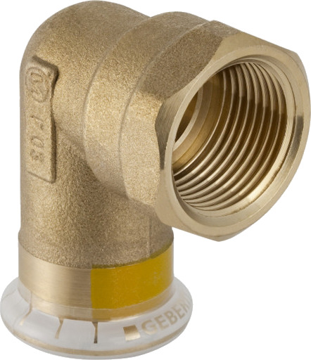 22 mm x 3/4" vinkel CUG 90° pipe/pipe Mapress