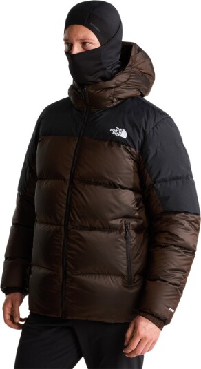 The North Face M Diablo Down 2.0 Dunjakke med Hette Mørk Kastanje Svart The North Face M Diablo Down 2.0 Dunjakke med Hette Mørk Kastanje Svart