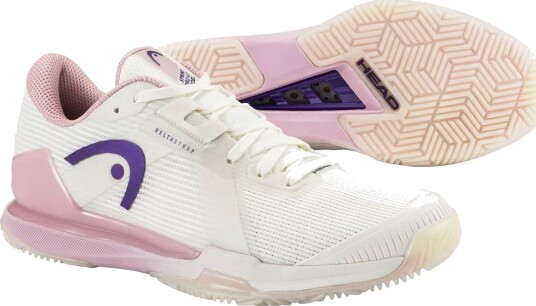 Head Sprint Pro 4.0 Padel Women CWER Padel sko dame Chalk White/English Rose 40,5