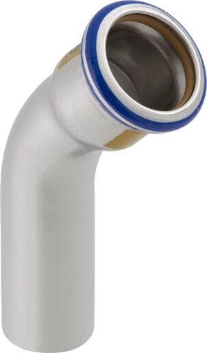 15 mm bøy RFG 45° muffe/nippel Mapress