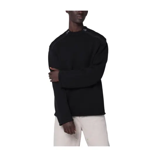 Oamc Herre Strikkevarer Svart S, Oamc Herre Strikkevarer Svart S,