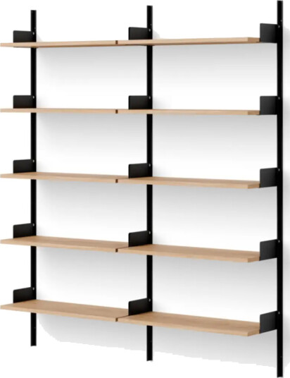 New Works New Works Bibliotekshylle Eik/Svart