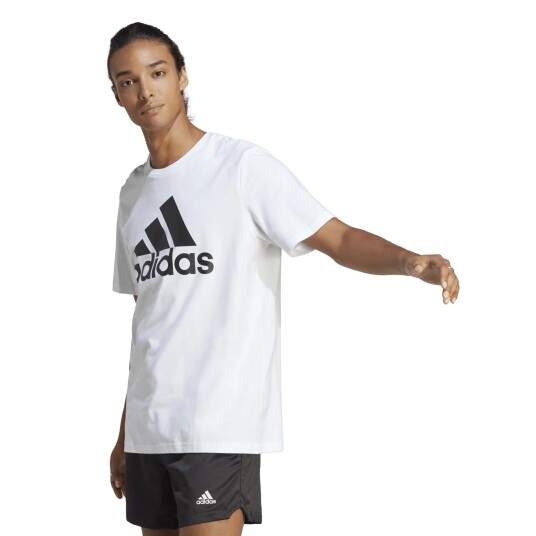 adidas Essentials Single Jersey Big Logo T-Shirt, t-skjorte, herre White