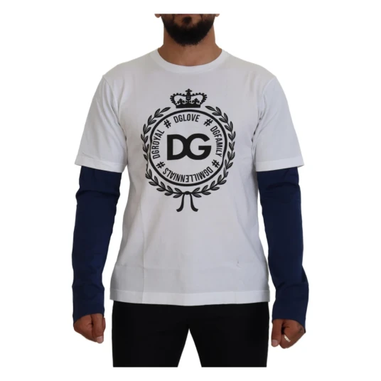 Dolce & Gabbana Herre Strikkevarer Hvit M,