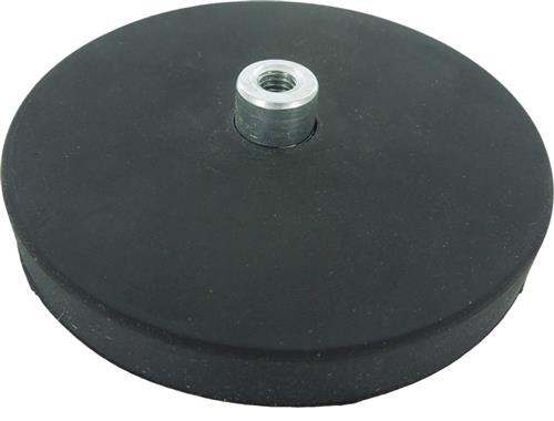 Eclipse Gummibelagt Neodymium Pottemagnet Med Gevindbøsning M4 Ø43 Mm, 853/1 Pakke Med 2 Stk Eclipse Gummibelagt Neodymium Pottemagnet Med Gevindbøsning M4 Ø43 Mm, 853/1 Pakke Med 2 Stk
