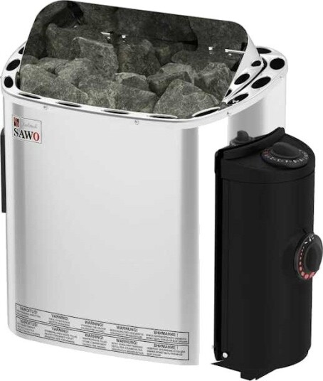 Elektrisk Badstuovn SAWO Rostfri Scandia 3P-1P