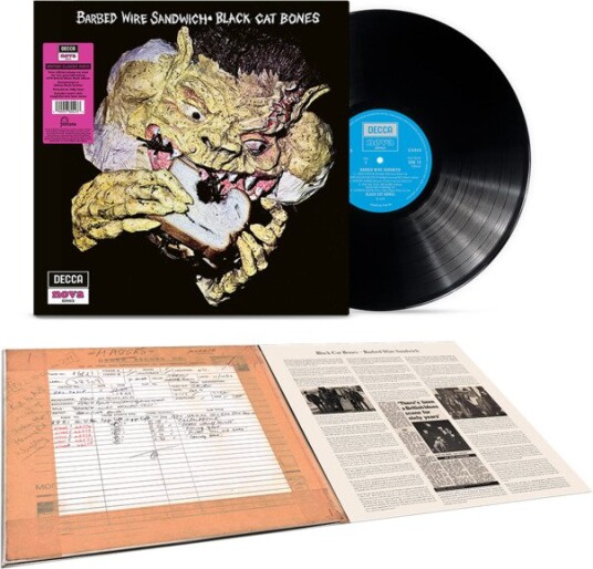 Black Cat Bones Barbed Wire Sandwich Decca Nova Series Vinyl