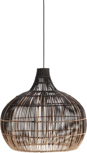 PR Home Martha taklampe Natur/svart 50 cm Beige PR Home Martha taklampe Natur/svart 50 cm Beige