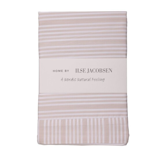 Home By Ilse Jacobsen Bedding Collection putetrekk 50x70 cm 2 stk sand stripes