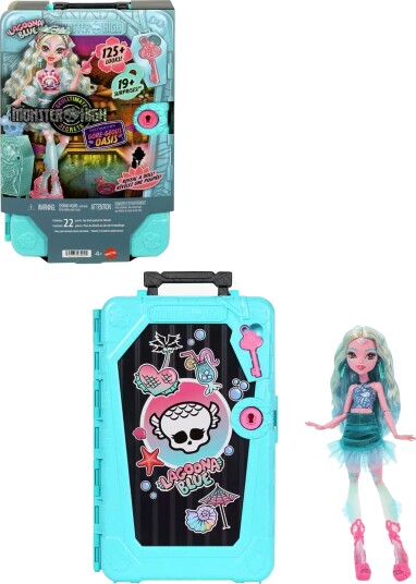 Monster High Skulltimate Secrets Gore Geous Oasis Playset Lagoona Blue Doll And Accessories Multi/patterned ONE SIZE Monster High Skulltimate Secrets Gore Geous Oasis Playset Lagoona Blue Doll And Accessories Multi/patterned ONE SIZE