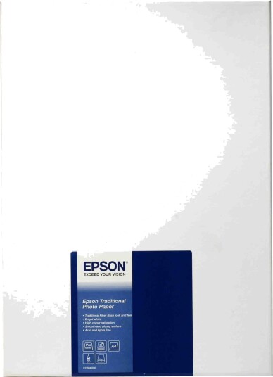 Epson Traditional Photo Paper A4 330 g/m² 25 ark Epson Traditional Photo Paper A4 330 g/m² 25 ark