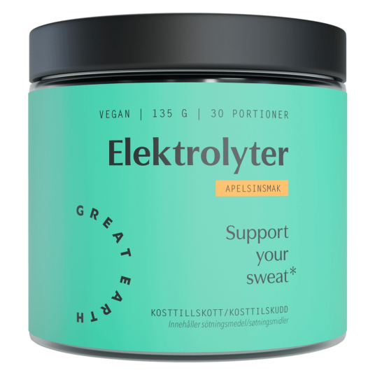Great Earth Elektrolyter Appelsin 135g
