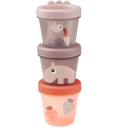 Done By Deer Baby Food Container 3-Pack Ozzo, Powder
